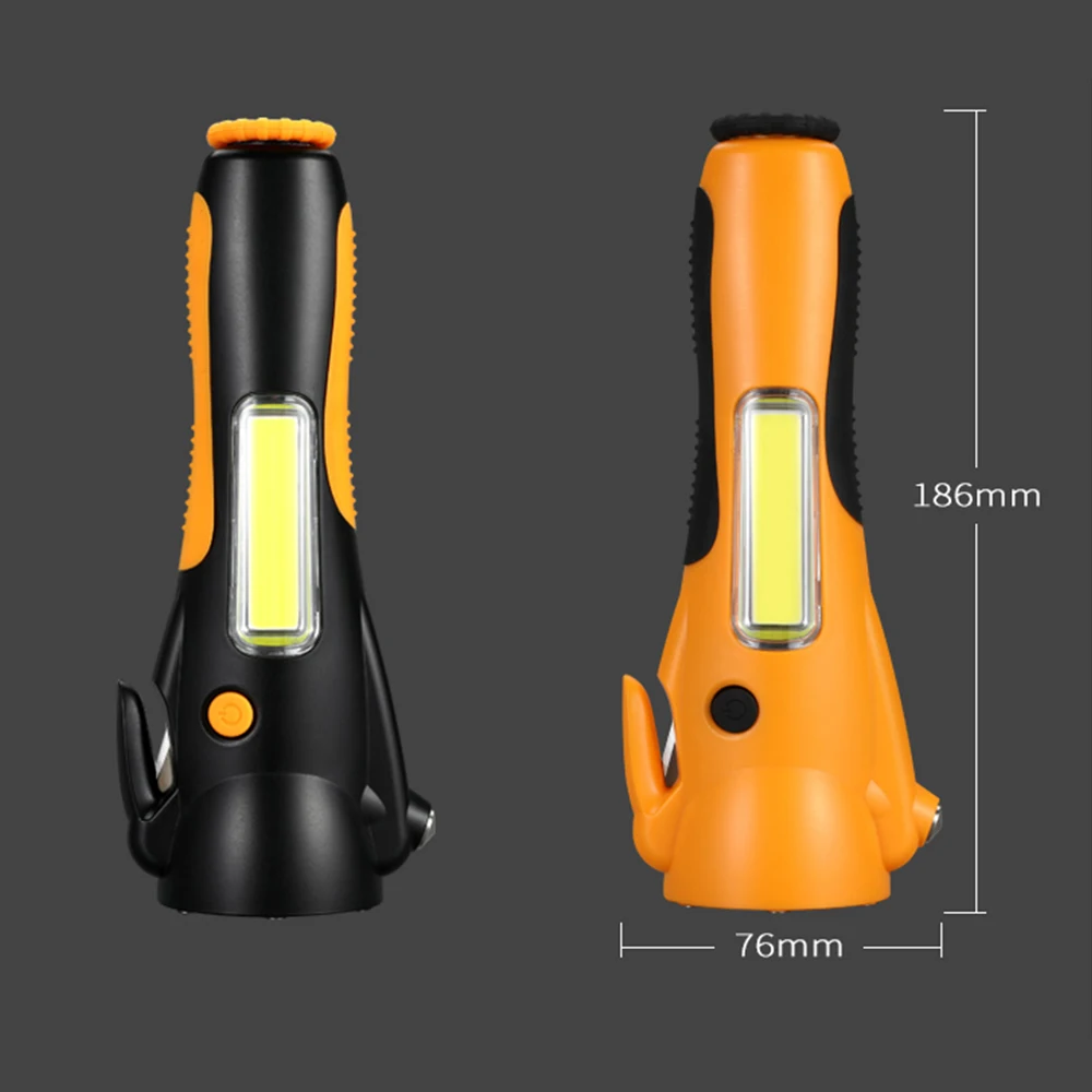 Car Accessories Multi-function Flashlight COB LED Safety Emergency Extremely Strong Bright For Camping |