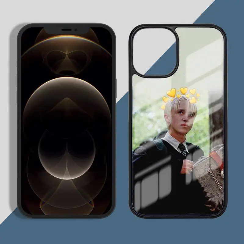 

Draco malfoy actor Phone Case PC for iPhone 11 12 pro XS MAX 8 7 6 6S Plus X 5S SE 2020 XR