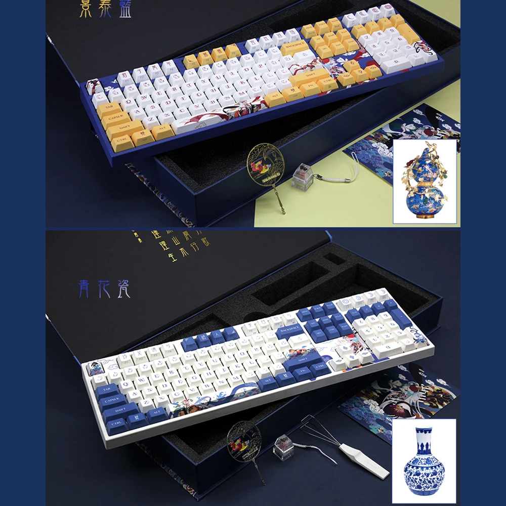 Varmilo Lovebirds Mechanical Keyboard Wired VA87M VA108M for Couples 87 108 Keys Cherry MX Switch No Backligt Game PC Customize