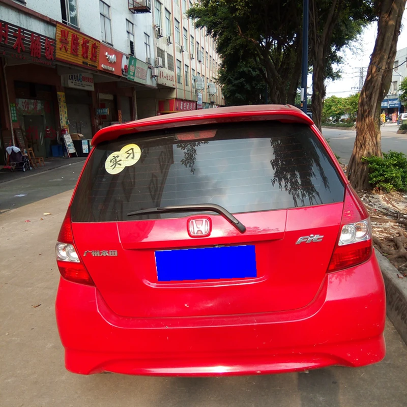 Для Honda Fit спойлер 2004-2007 Премиум абс материал заднее крыло автомобиля праймер цвет