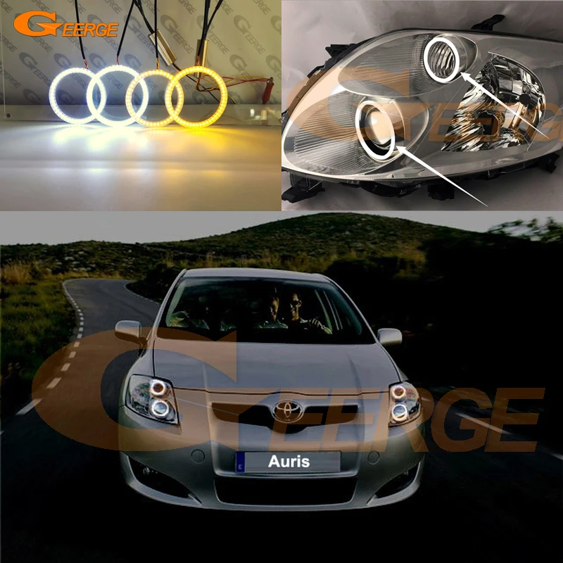 Для Toyota Auris 2006 2007 2008 2009 предлицевая сторона ультра яркий двойной цвет