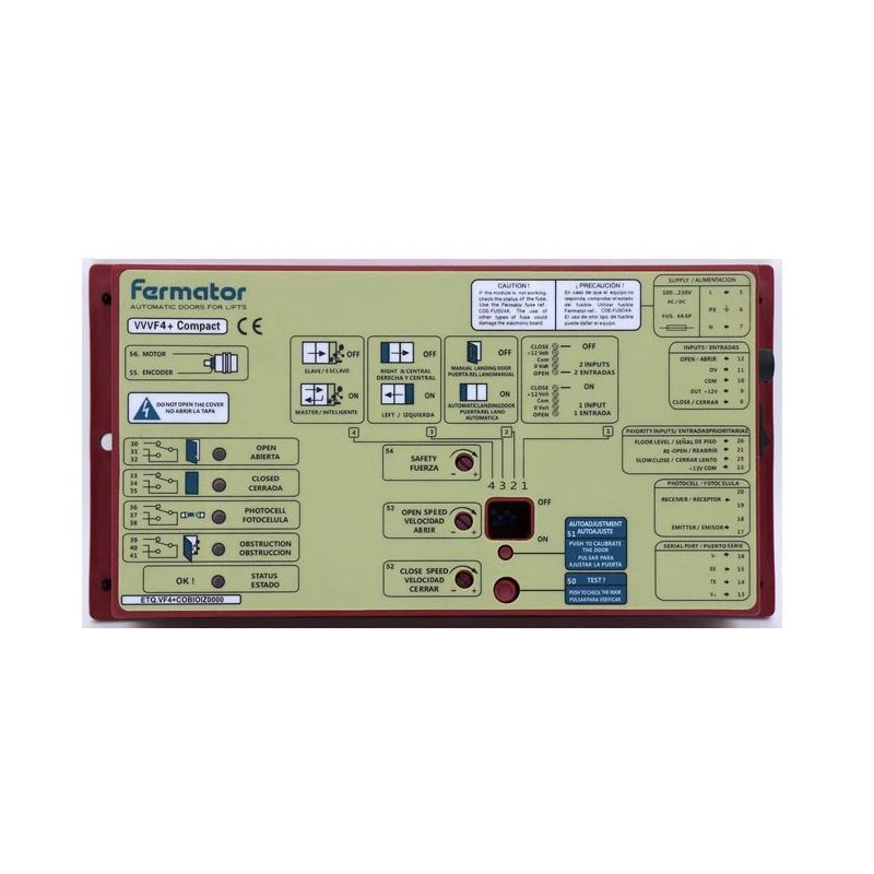 Инвертор дверной машины vvf4 Fermat для аксессуаров лифтов 3300 3600 1 шт. | Прочие детали