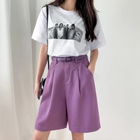 oversized womens shorts summer loose wild tide ins straight port style high waist sports five point pants casual