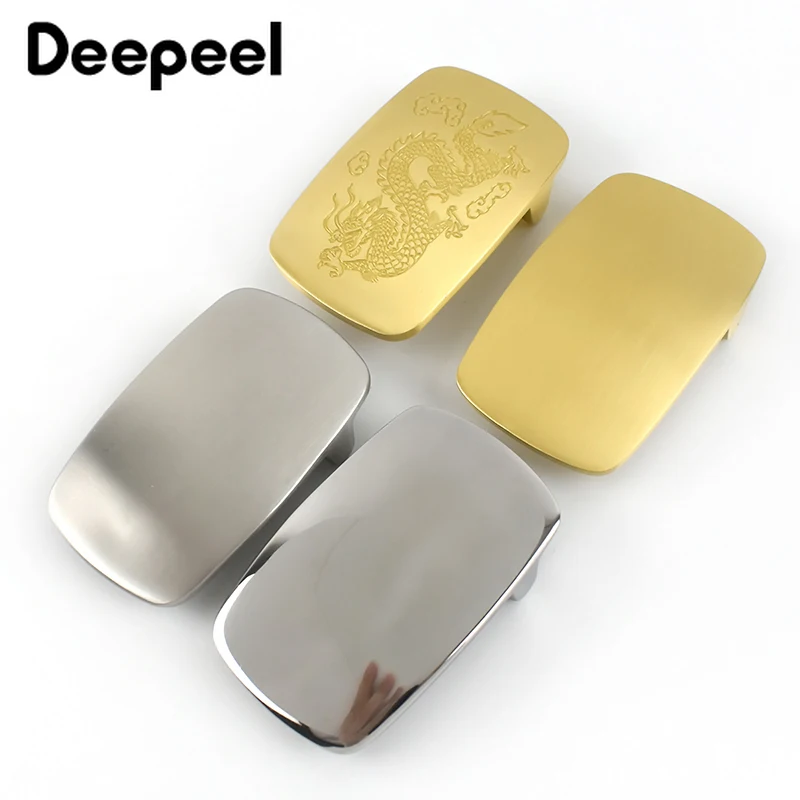 Deepeel 1 шт. ID39mm Высокая класс Нержавеющая сталь латунь Для мужчин Ремни пряжки