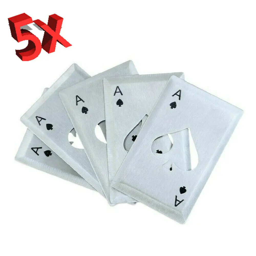5 шт. металлический открытый скрытый игральные карты для покера набрасывания