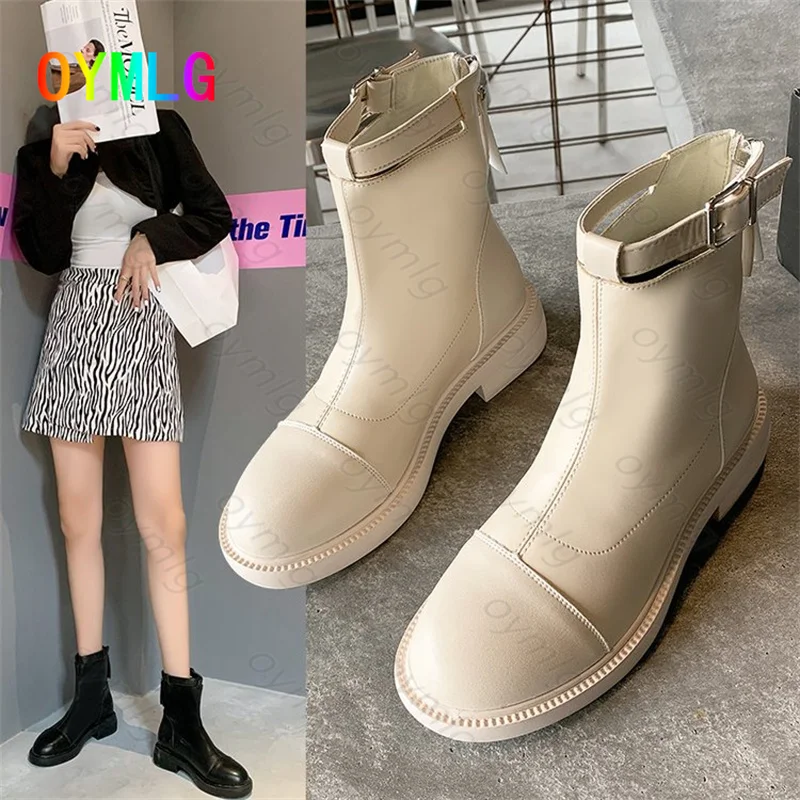 

Women's Boots Fall 2021New British Style Retro Thick Heel Square Toe Fashion Boots Women's Boots platform boots shoes for women
