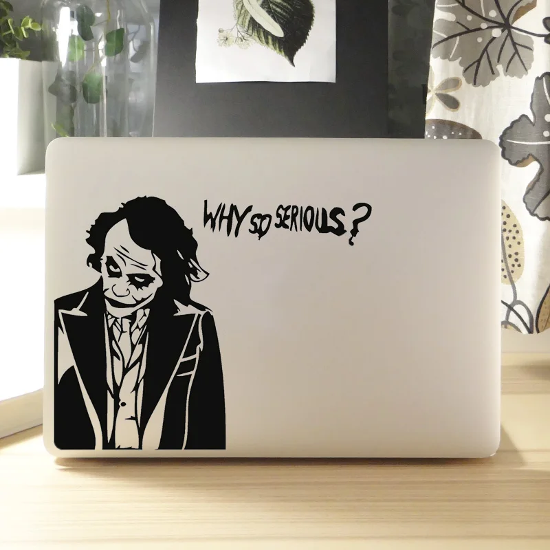Стикеры Joker Why для Apple Macbook Pro 16 дюймов Air 11 13 Retina 12 14 15 виниловые наклейки ноутбука Mac