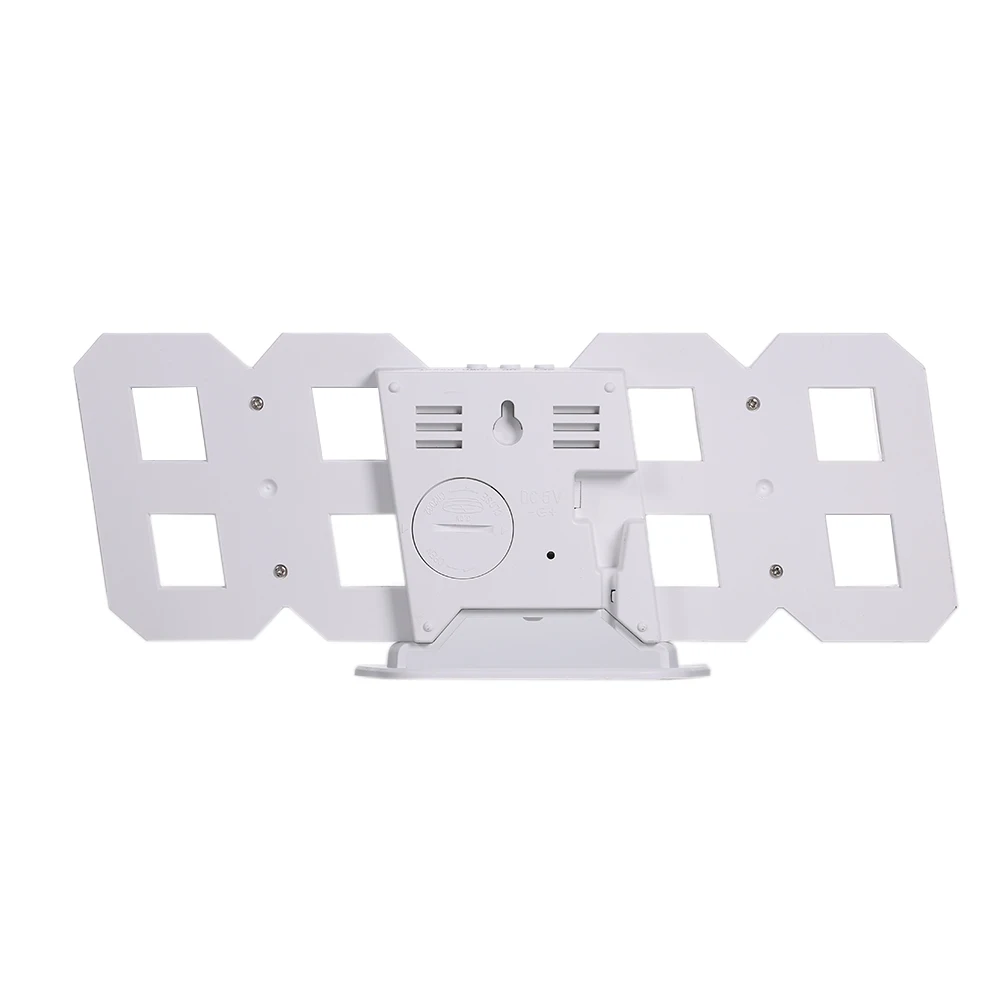 Цифровые настенные часы 3D светодиодный Будильник электронные настольные с