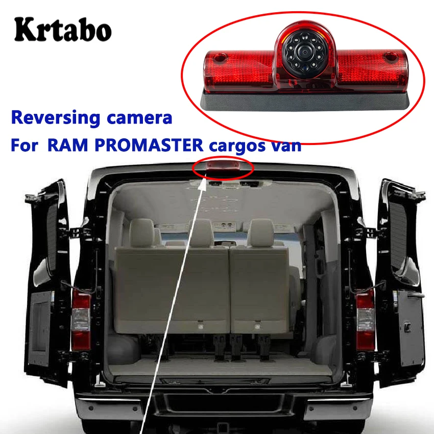 

For Dodge RAM PROMASTER dedicated IR night vision Rear view camera reversing image high position brake light