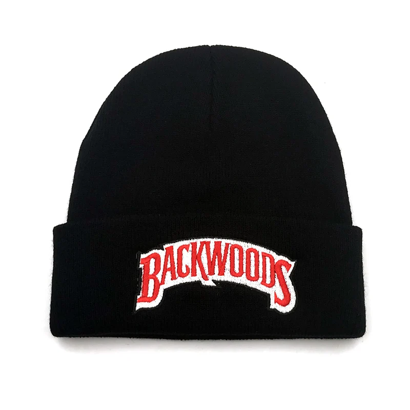 Новинка 2019 вязаная зимняя шапка с буквенным принтом Модная из хлопка для мужчин и