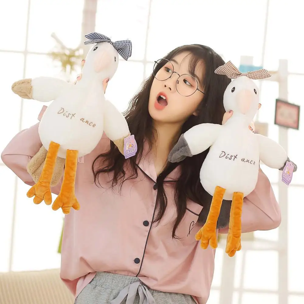 Мультяшная Чайка плюшевые игрушки кукла милая мягкая Набивная игрушка подушка