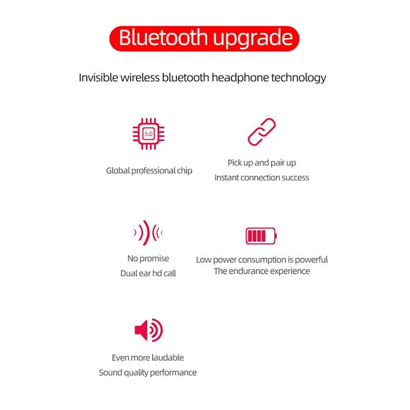 A6S TWS Bluetooth 5,0 наушники стерео беспроводной шумоподавление с микрофоном громкой связи Наушники для iPhone Xiaomi Redmi Airdots