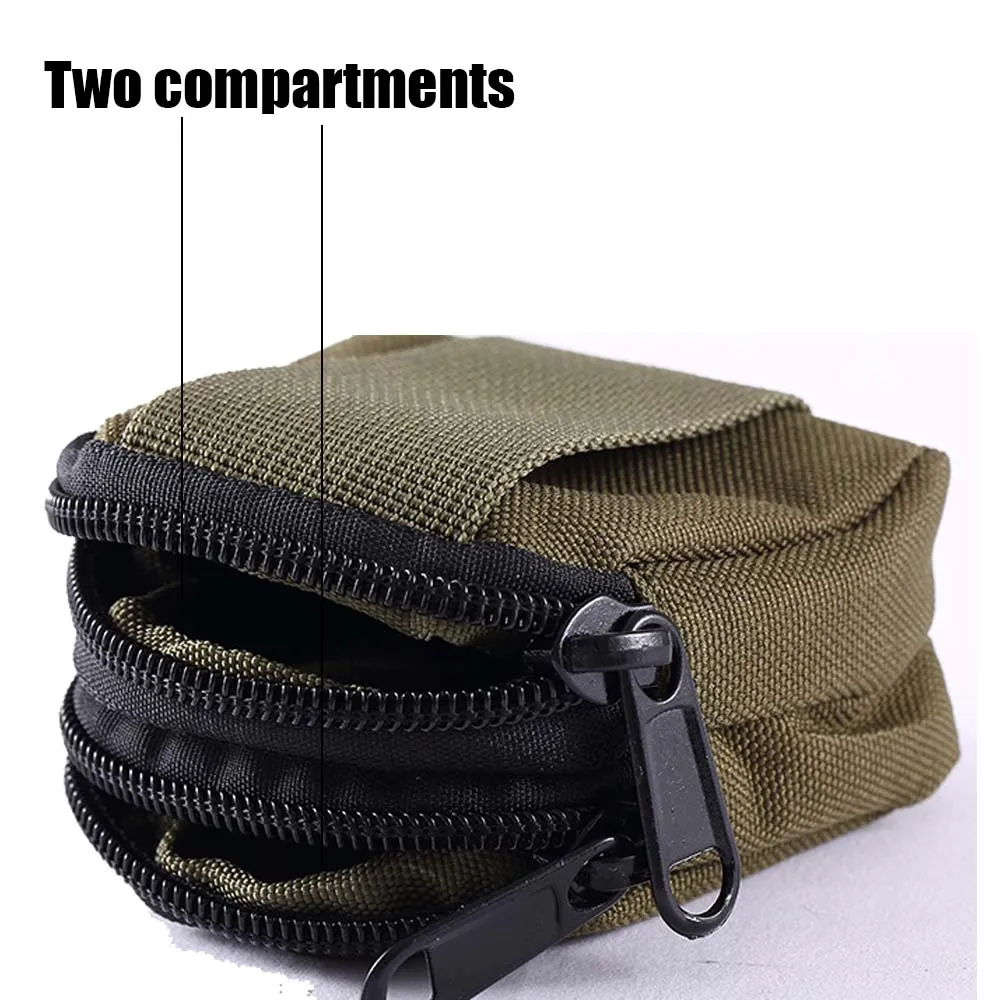 Охотничий EDC пакет тактический Molle поясная сумка практичный Кошелек для монет военный наушник сумка для денег Кемпинг походный чехол
