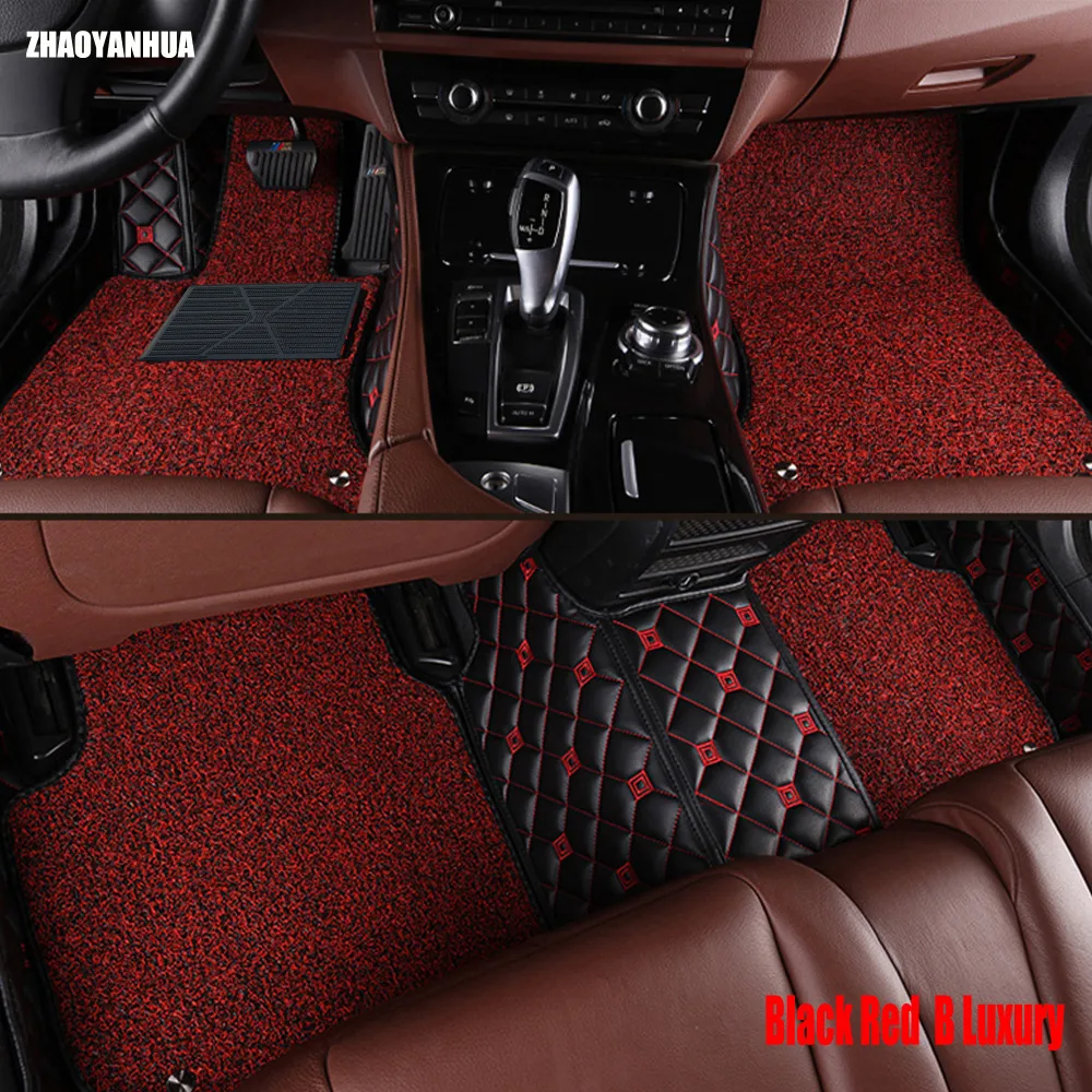 Автомобильные коврики ZHAOYANHUA для BMW 7 серии E65 E66 730Li 735Li 740Li 745Li 750Li 760Li 730d 740d 746D 740i 745i 6D