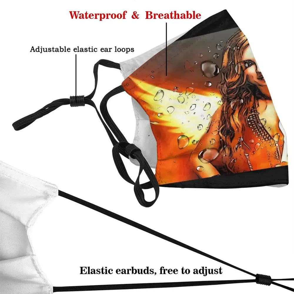 Человек со смешным рисунком многоразовые Pm2.5 фильтр маска для лица мужчина