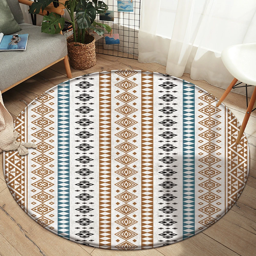 

Direct Selling Room Floor Printed Carpet For Living Room Bedroom Home Decorative Crapet Elegant Bohemian Style Carpet Rug