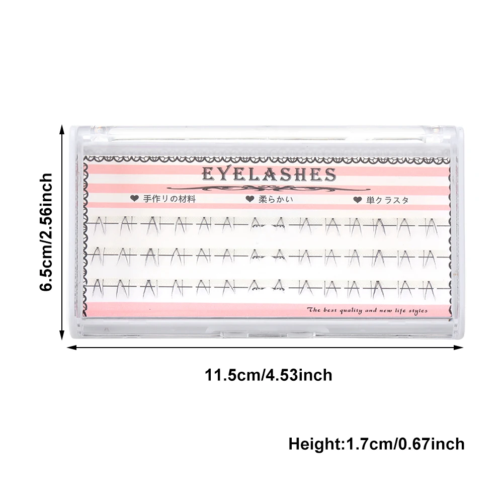 1 коробка сегментированные ресницы для макияжа нижние натуральные ручной работы