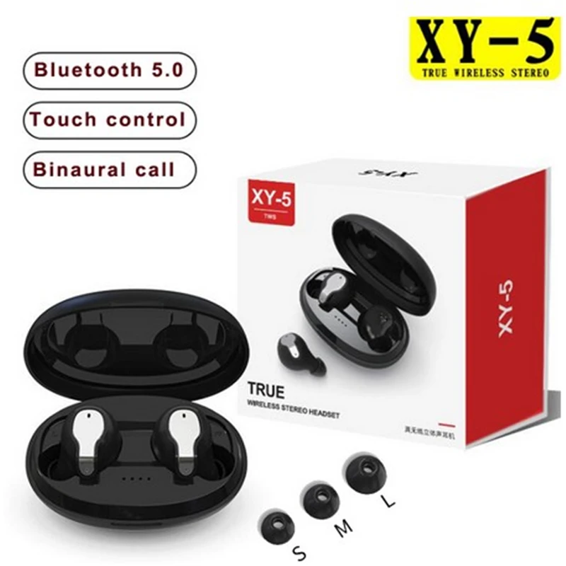IPX6 наушники вкладыши TWS Bluetooth 5 0 True Беспроводной двойной микрофон сенсорный