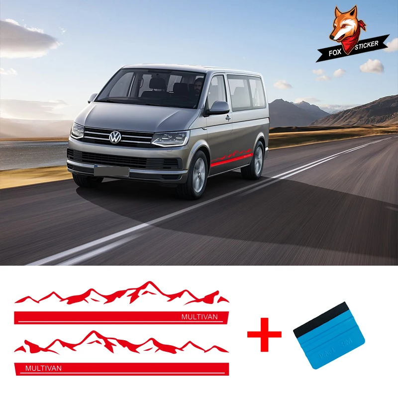 2 стороны автомобиля Авто наклейки для тела Графика Виниловая пленка оклеивания