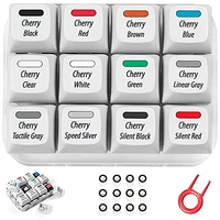 cherry mx switch tester 12 key mechanical keyboard sampler switch testing tool with keycap pulle