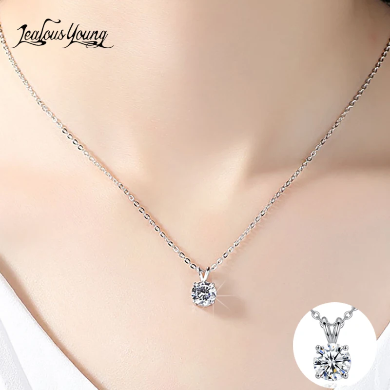 Женское колье с кулоном в виде сердца фианитом|Ожерелья подвеской| |