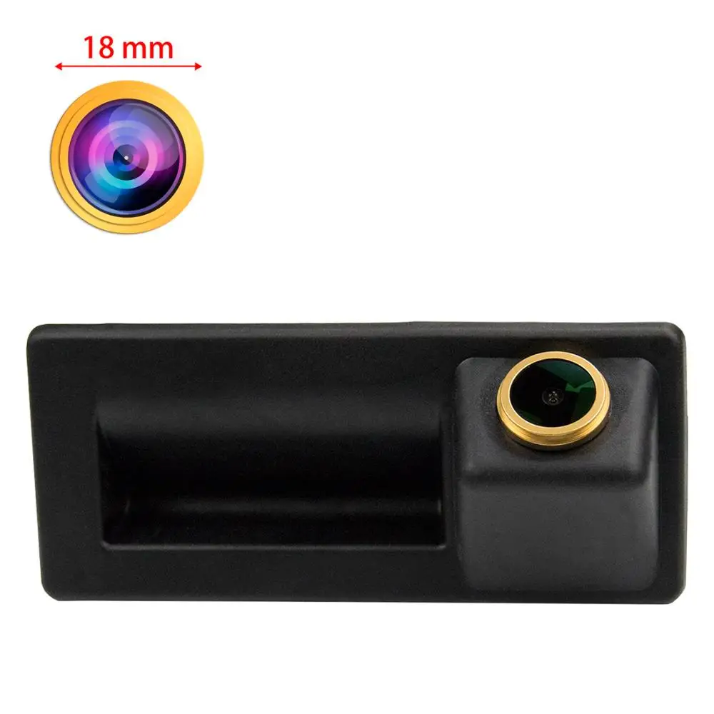 Misayaee Золотая HD Автомобильная камера заднего вида ручка багажника для Audi A3 8V A4 B9 8W