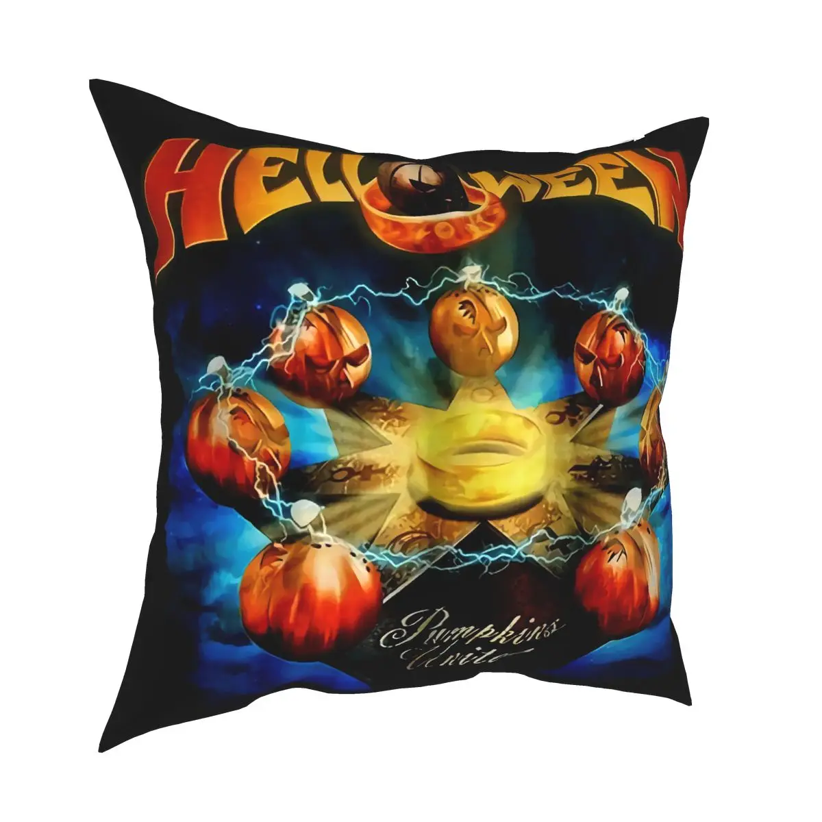 Helloween Pumpkins United World Tour 2018 Dates черный юмористический чехол наволочка для мальчика со