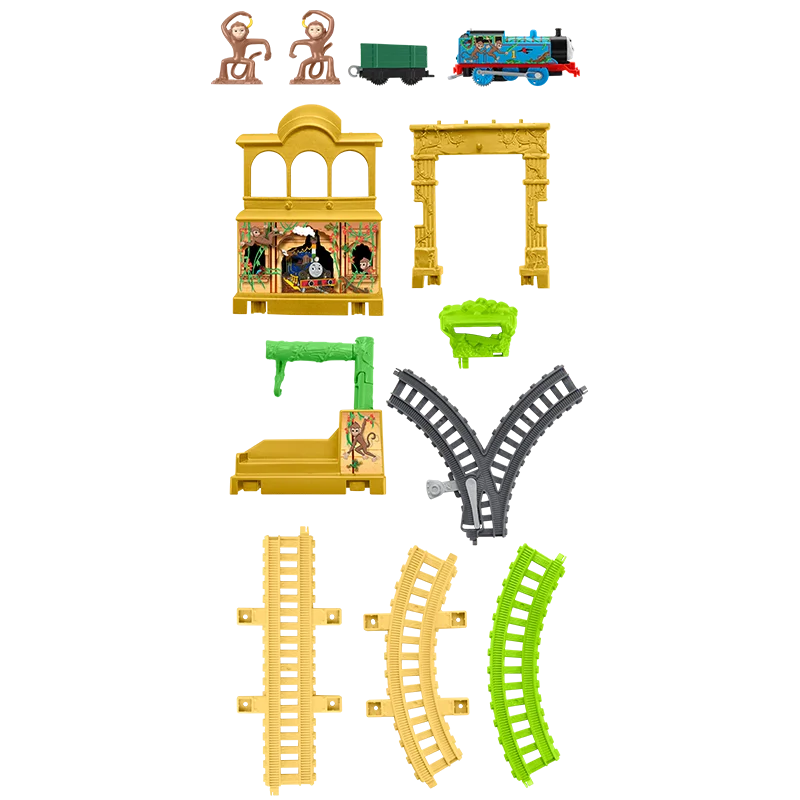 Thomas &amp Friends FXX65 TrackMaster Monkey Palace Set Railway Electric Train Toy Children Gift |