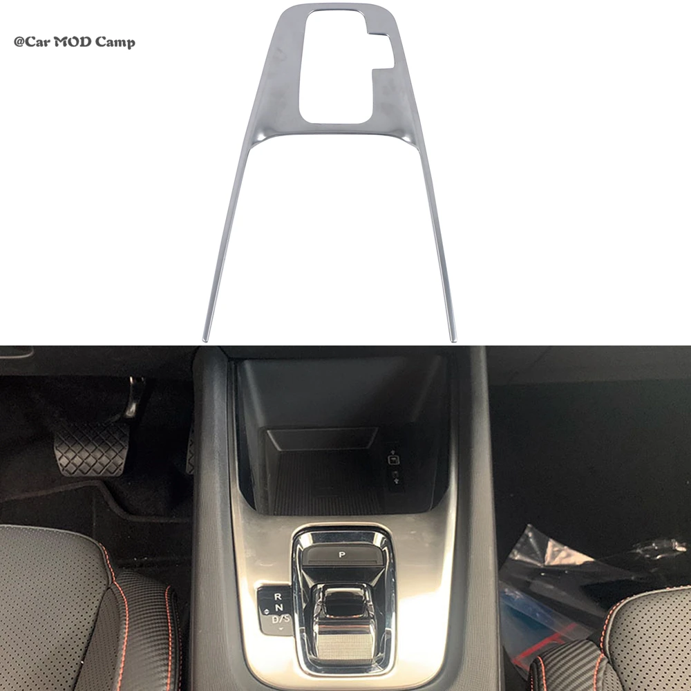 

LHD! for Skoda Octavia Mk4 Liftback RS 2020 2021 Stainless Steel Matte Interior Gear Shift Panel Cover Trim