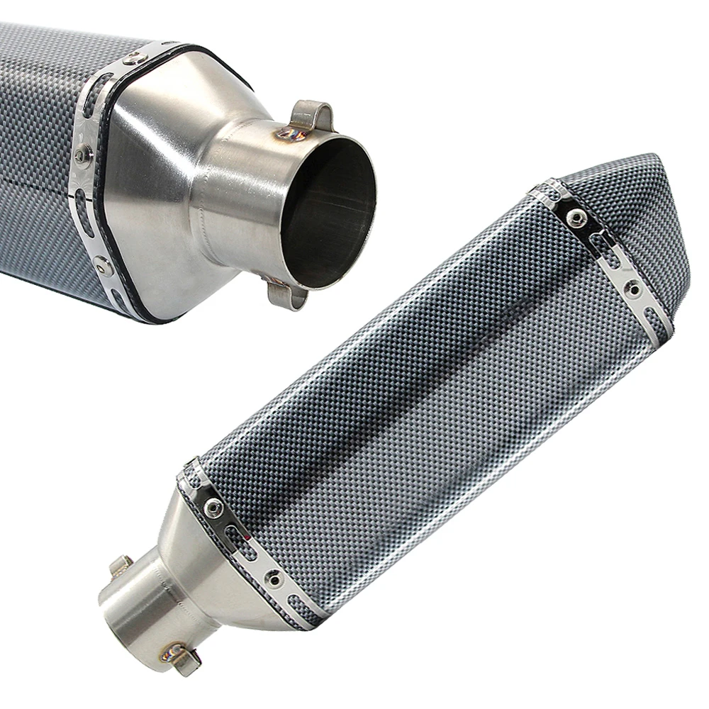 Мотоцикл модифицированный скутер Муфельная выхлопная труба с 51 мм интерфейсом