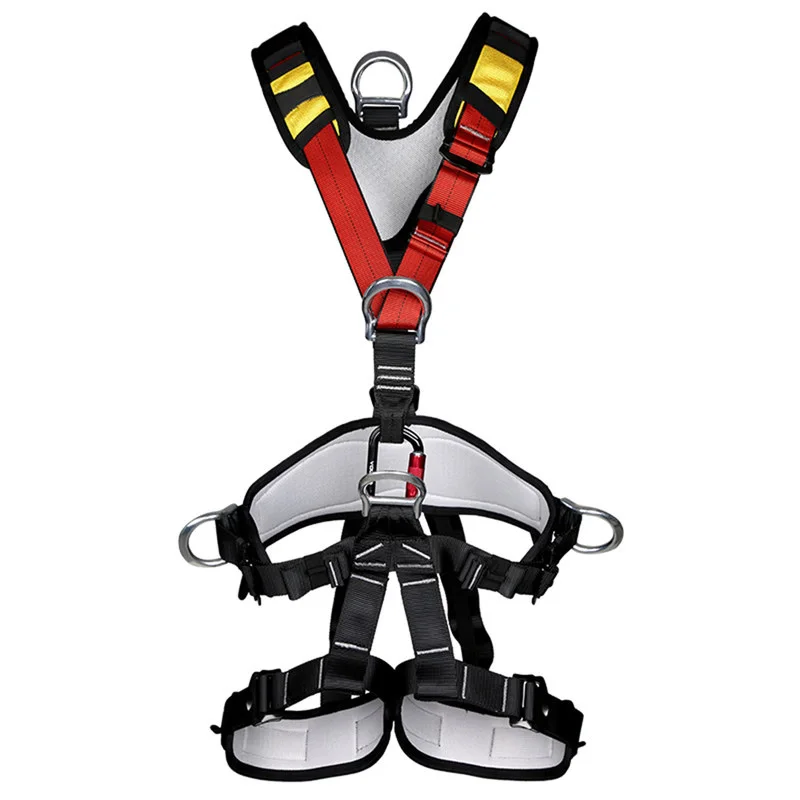 

XINDA Professional Rock Climbing Harnesses Full Body Safety Belt Anti Fall Removable Gear Altitude Protection Equipment 3-pieces