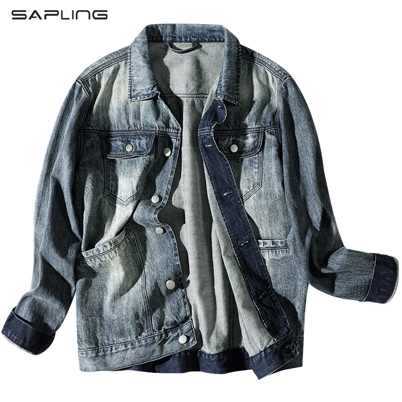 

New Men's Denim Jacket Fashion High Quality Bomber Causal Mens Coats Homme Cowboy Jeans Jackets Streetwear Men Outwear Clothing