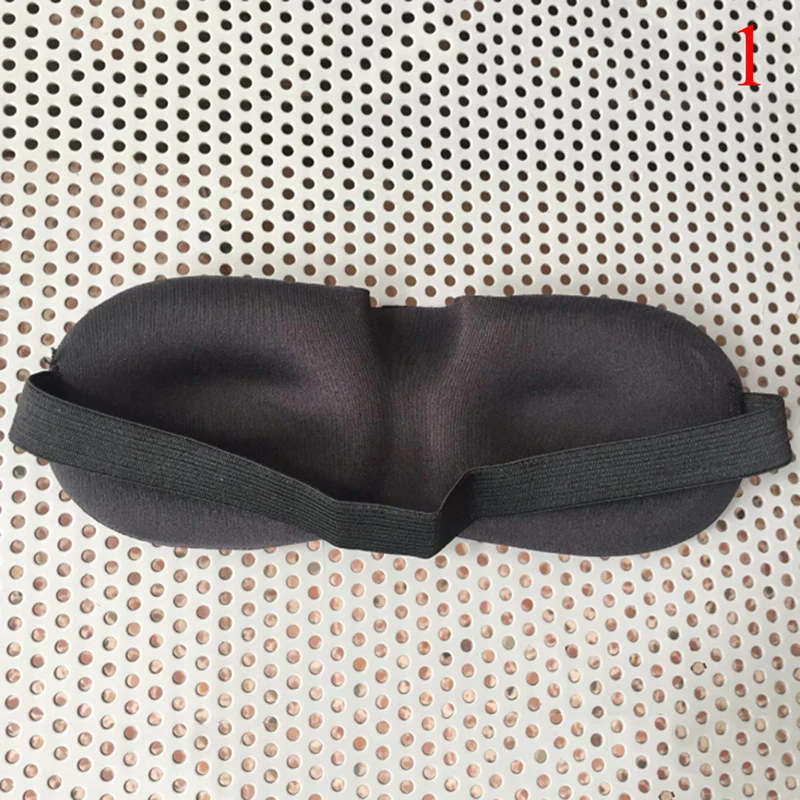

3D Sleeping Blindfold Eye Mask Rest Relax Eye Patch For Women Men Travel Sleep Soft Natural Padded Shade Cover New