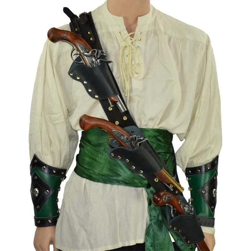 Кобура в средневековом стиле для косплея пиратов винтажная сумка с регулируемым