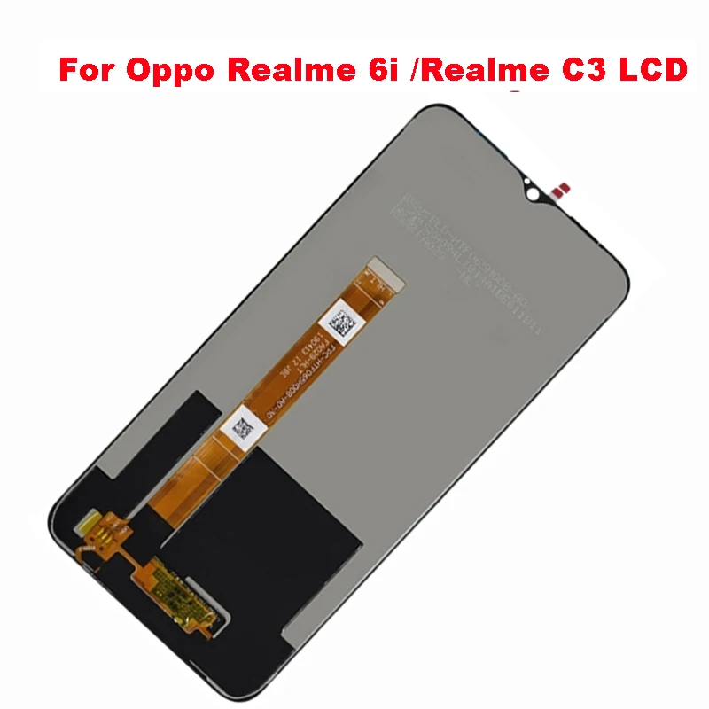 Pantalla LCD Original de 6,5 pulgadas para Oppo Realme, 6i, RMX2040, Realme C3, C3i, RMX2027, montaje de digitalizador con pantalla t&aacute;ctil, repuesto-4