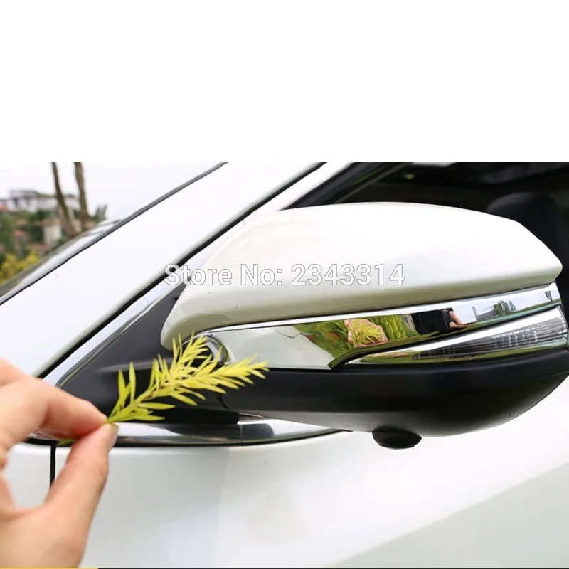 АБС пластик хром для Toyota Harrier XU60 2014 2015 2016 2017 2018 автомобильные аксессуары Зеркало
