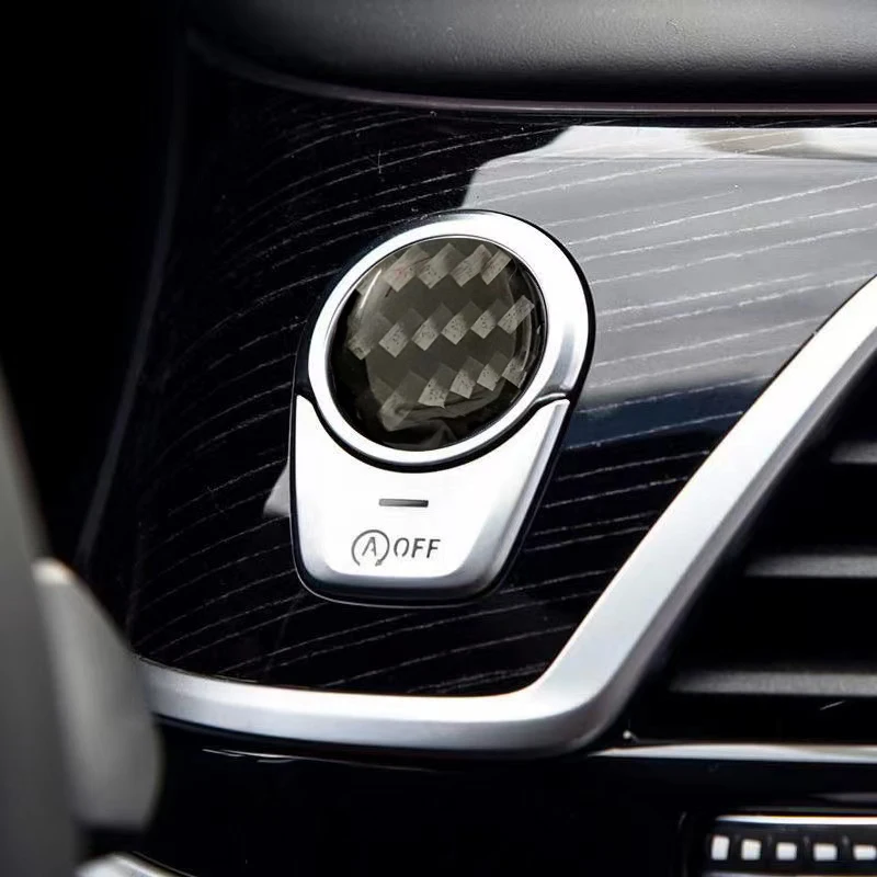 Защитная Наклейка из углеродного волокна для кнопки запуска и остановки