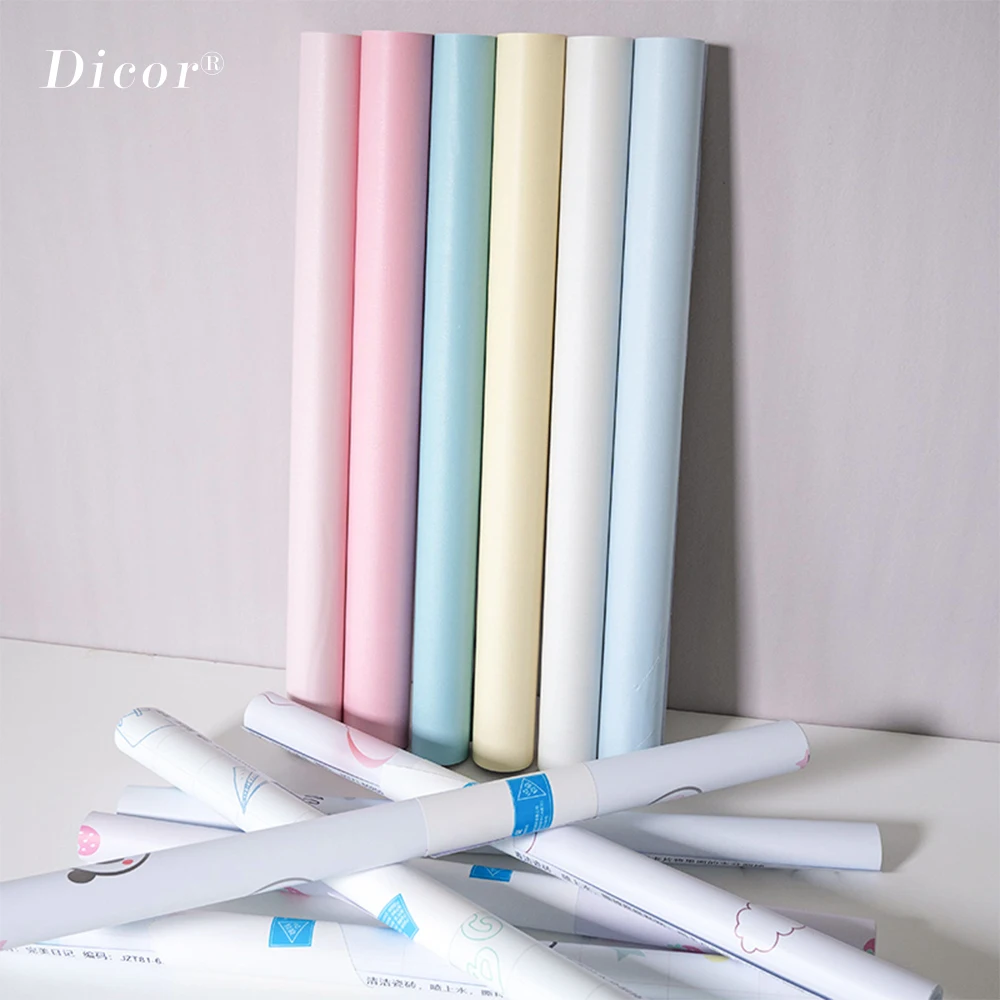 Самоклеящиеся водонепроницаемые ПВХ обои карамельных цветов толщиной 500 см