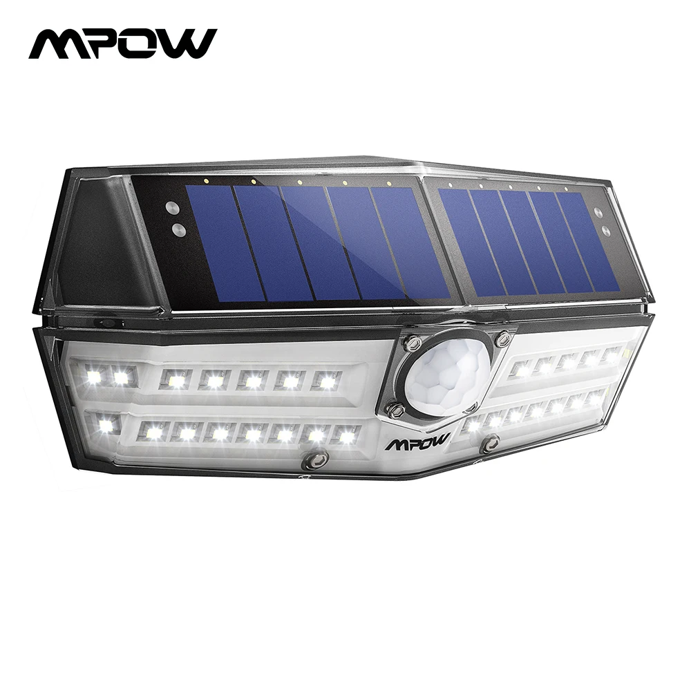 Mpow CD137 30 светодиодный солнечный свет сада Ipx7 водонепроницаемый светильник