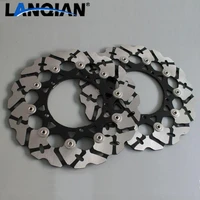 2 pieces motorcycle front disc brake rotor scooter front rear disc brake rotor for yamaha yzf600 r6 2007 2012 yzf1000 r1 07 13