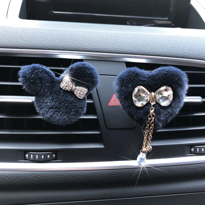 Новинка плюшевый автомобильный освежитель воздуха Микки с галстуком бабочкой