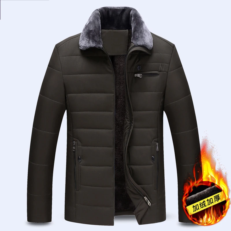 Новая мужская зимняя куртка утепленные парки мужские куртки с бархатной