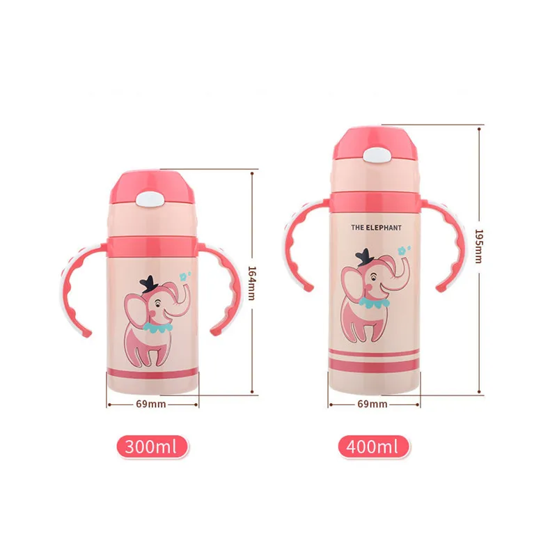 Новое поступление миниатюрные 400 мл Детские вакуумные фляжки из нержавеющей