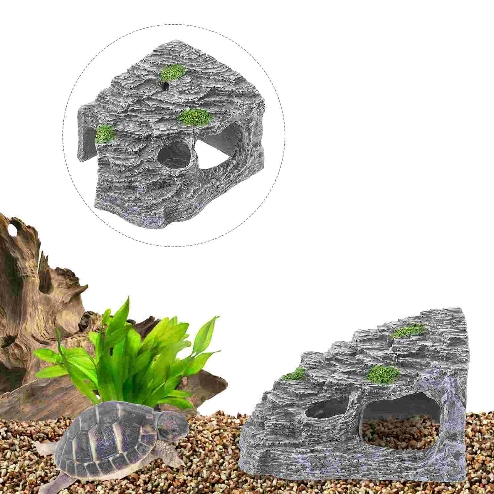 

1pc Resin Turtle Basking Platform Floating Aquarium Terrace Resting Terrace