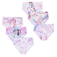 6pcslot cotton baby girls unicorn briefs high quality panties for girls kids briefs shorts girls underwear children 2 16 year