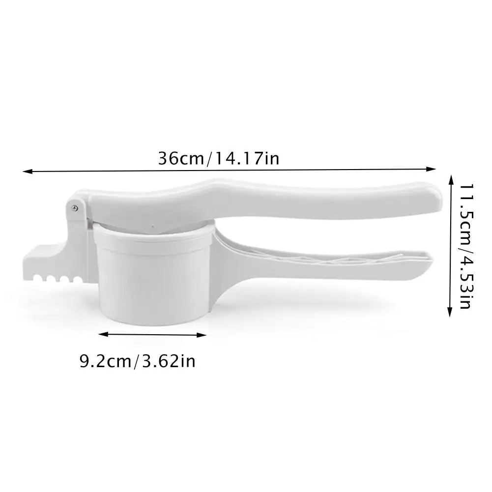 Картофелемешалка ручной фруктовый пресс для кухонные овощные сок делая белый