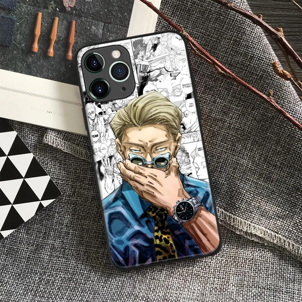 Мягкий ТПУ стеклянный чехол для телефона Kento Nanami juютсу Kaisen аниме IPhone SE 6s 7 8 Plus X Xr Xs