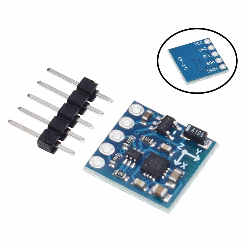 

10 шт. GY-271 QMC5883L модуль электронный компас модуль трехосевой Магнитный