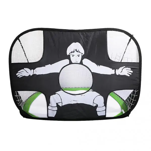 Складной портативный всплывающий целевой тренировочный футбольный гол