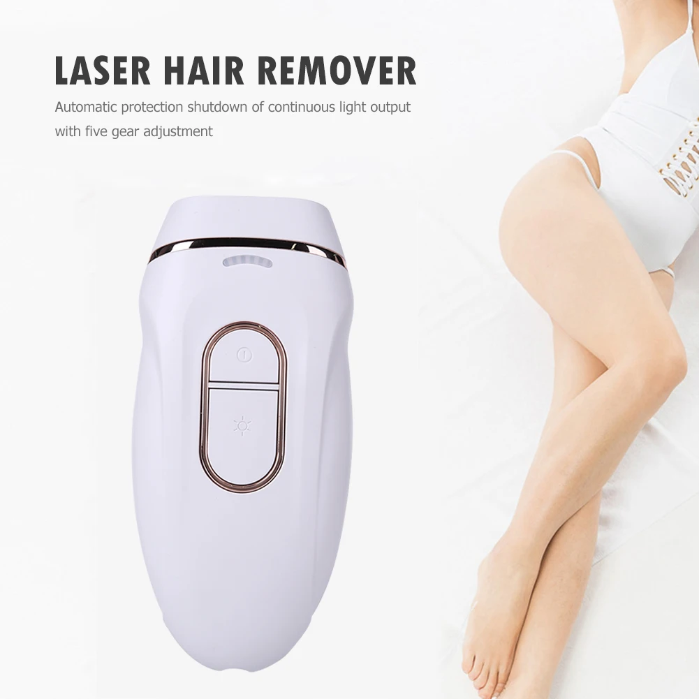

Mini Laser Epilator Compact Electric Safety Portable Facial Lip Permanent Hair Removal Device 300,000 Flash for Skin Regeneratio